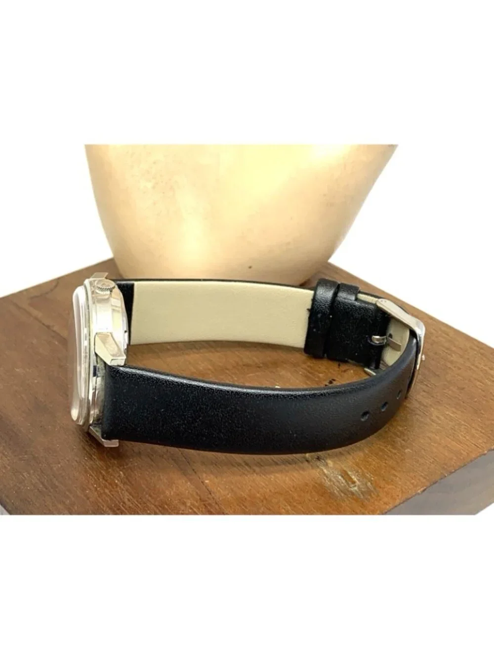 Seiko Men's Watch 7625-8033 Automatic Vintage 1968 Gray Dial Date Leather Strap - Picture 9 of 14
